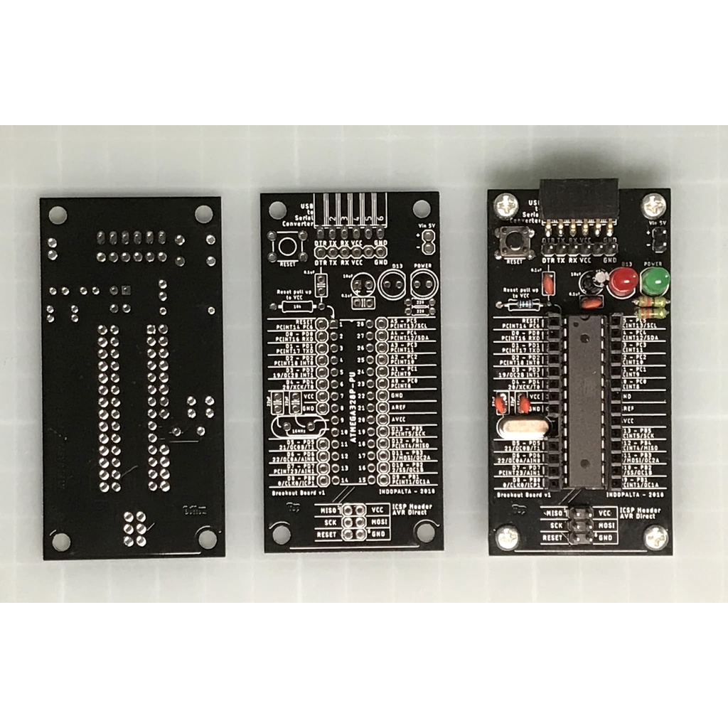 Atmega328p-pu Breakout Board aka Arduino Uno Bareboard listo para usar ...