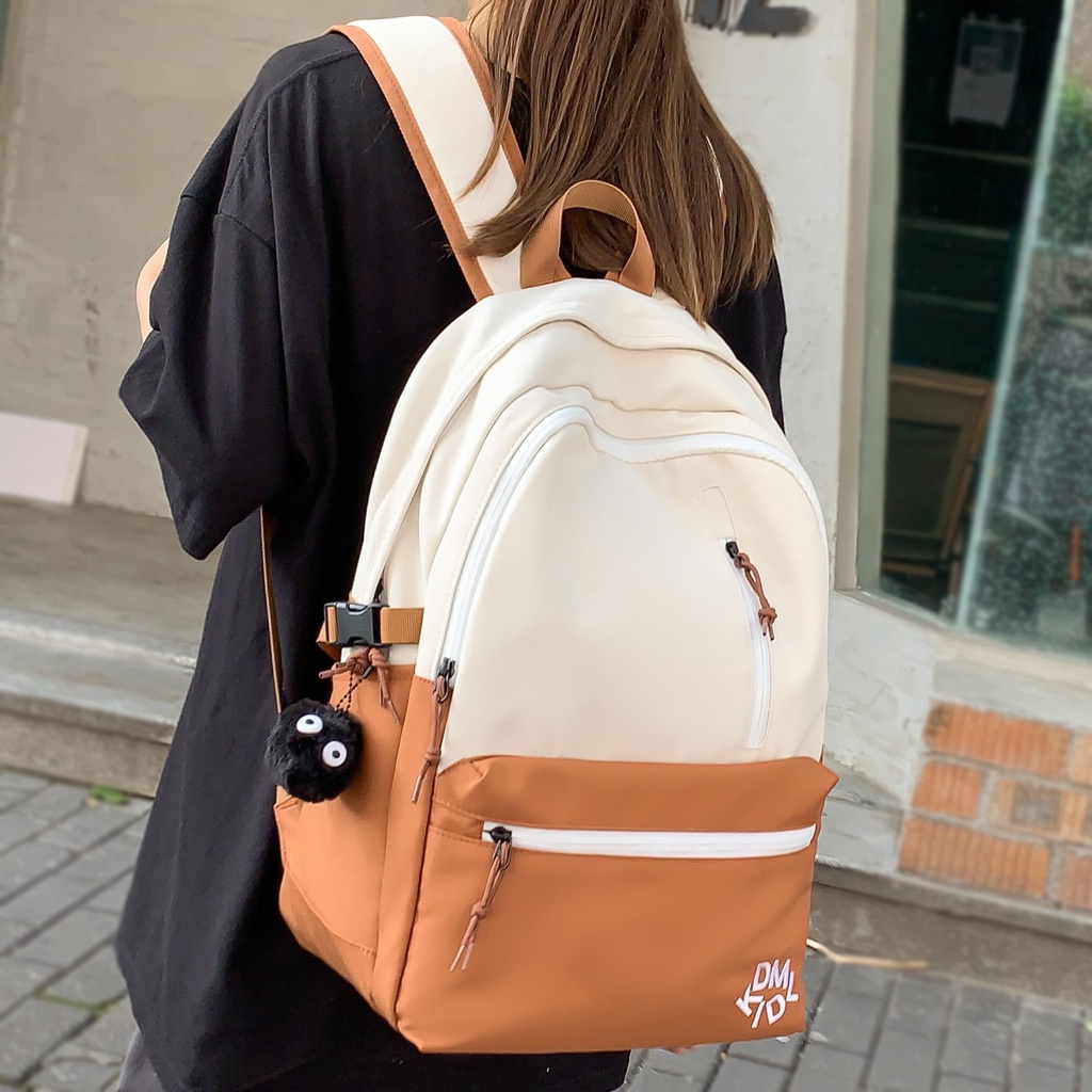 Mochila Escolar Para Mujer Adolescente De Alta Capacidad Viaje Portátil Estudiante De Nylon Universidad Shopee México