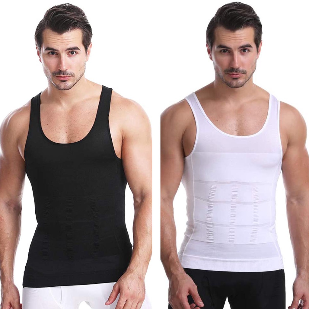 Camiseta Faja Reductora y Moldeadora para Hombre: ÁReduce Tallas y