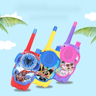 Walkie Talkies recargables para niños: paquete de 3 walkie talkies para  niños, largo alcance, 22 canales, radio de 2 vías, juguete de cumpleaños  para