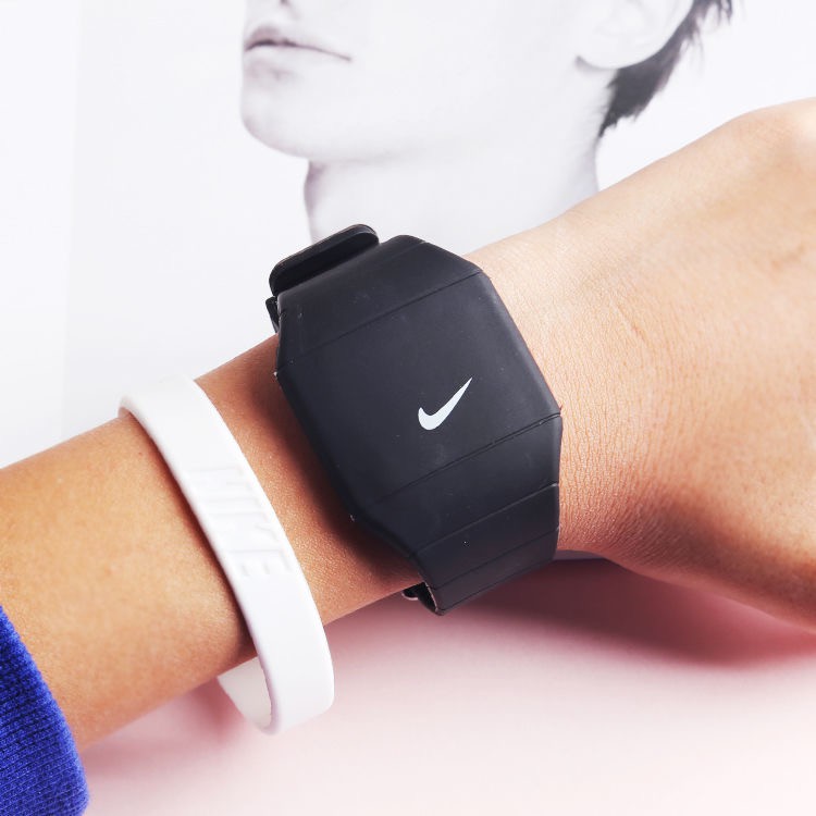 Nike Led Leisure Sports Silicone Digital Watch Unisex Shopee Mexico