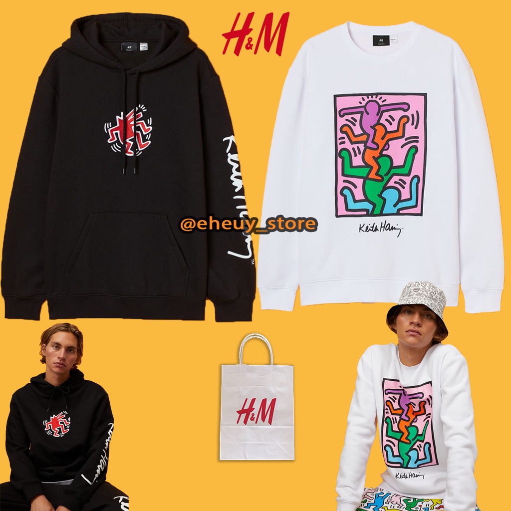 Sudadera con capucha h&m Keith haring Crewneck Keith haring hnm