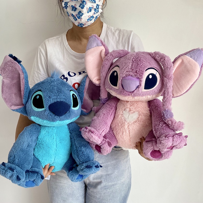 Peluche Stitch Gigante, 45cm, Azul, Peluche Grande De Dibujos Lilo