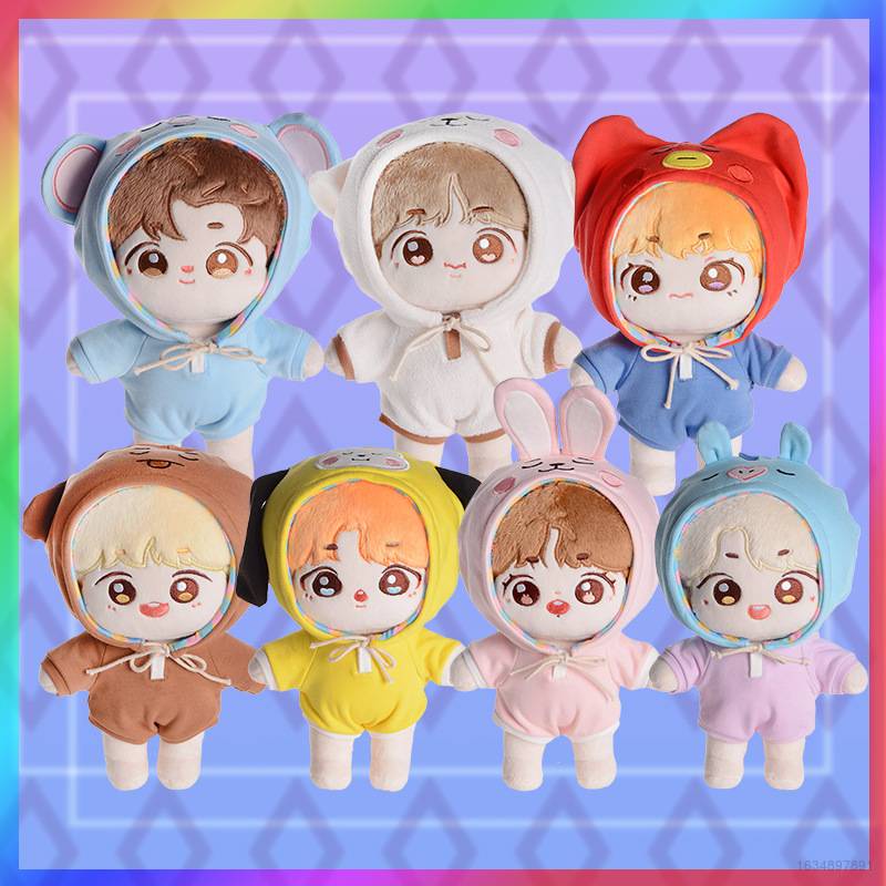 Peluches de bts discount y sus nombres