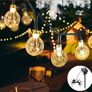 2 Guirnaldas de Luces Azules, Tira de Luces LED de 5M 50 con Control  Remoto, Iluminación Exterior con Pilas de 8 Modos para Fiesta de Navidad