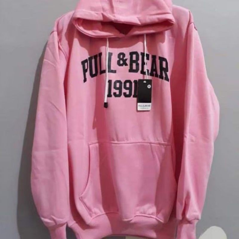 HITAM PUTIH Sudadera Con Capucha PULL BEAR 1991 Negro Blanco Granate Gris Marino