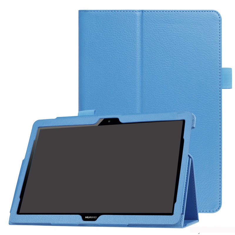 Funda - Huawei MediaPad T5 10.1 Giratorio Azul Antishock GENERICO