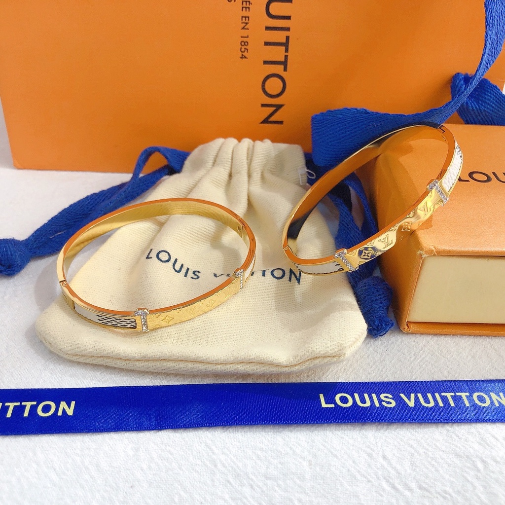 LV Louis Vuitton Pulsera Delicada Joyería Regalo De Lujo Hombre Mujer S208  OKHC