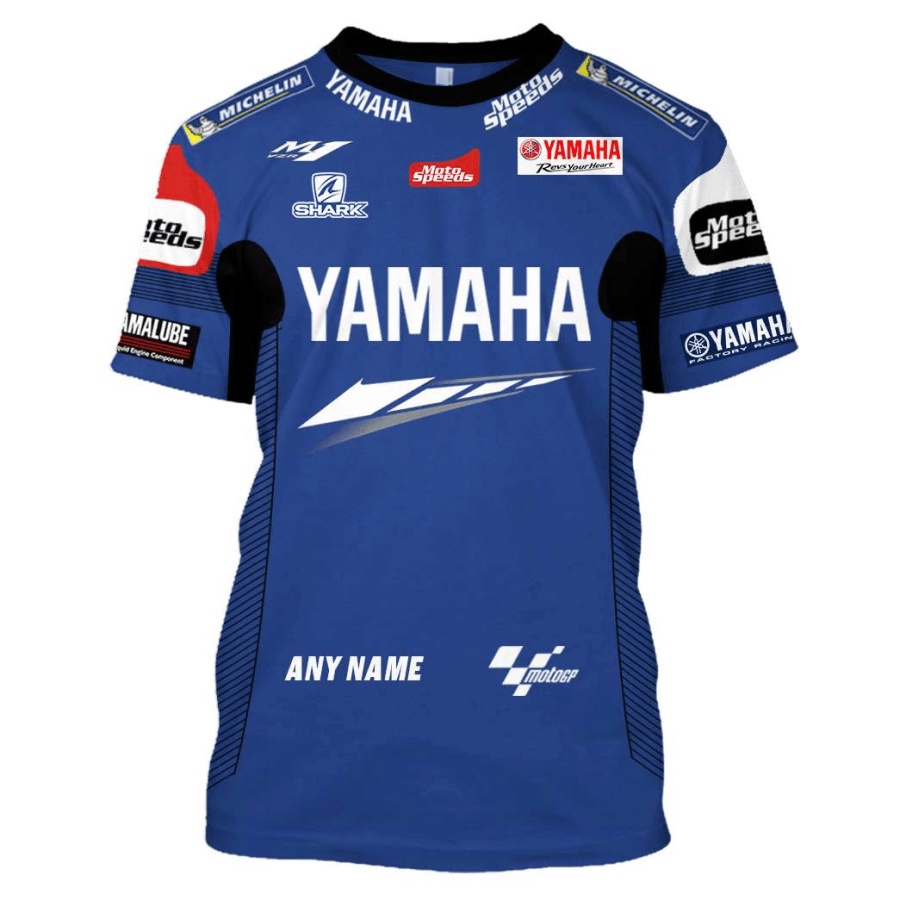 Camiseta Personalizada Yamaha Motogp Racing Michelin Motospeeds Verano Para Hombres De Manga Corta Casual Sport Mujeres Camisetas Tops Shopee Mexico