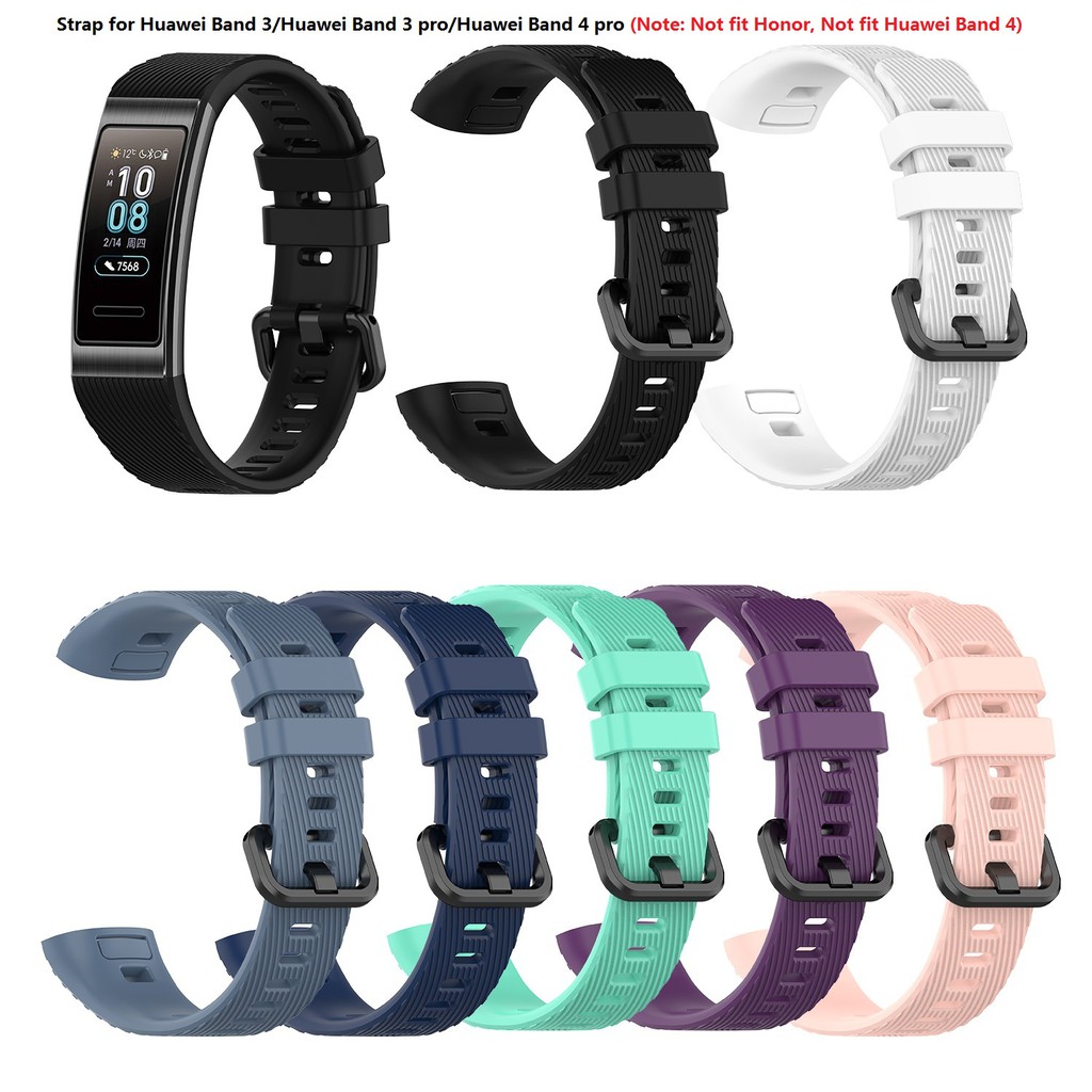 Correa De Reloj De Silicona De Repuesto Para Huawei Band 3 pro 4 No Se Ajusta A Honor 4 Shopee Mexico