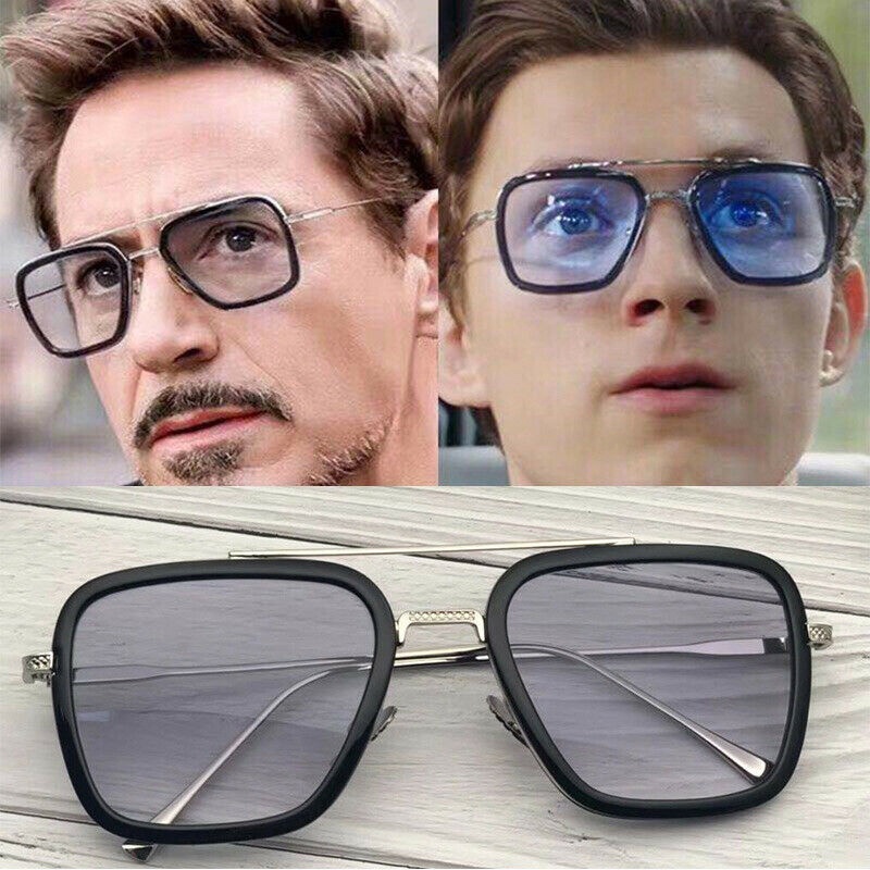 Spiderman con lentes de tony sale