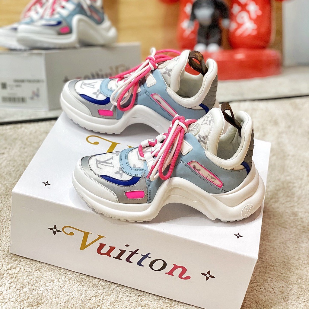 2022 Louis Vuitton Archlight Zapatilla De Deporte De Moda De Las Mujeres De  Fondo Grueso Casual Deportes Zapatos De Tenis