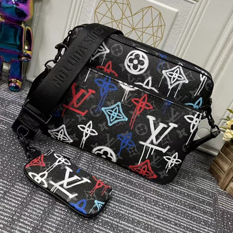 2020 Marcas Avenida De La Cintura Bolso Hombres bolsas De Pecho La Bolsa De  Mensajero Monedero Del Embrague Bolsa De Crossbody Louis vuitton 03 De 23,3  €