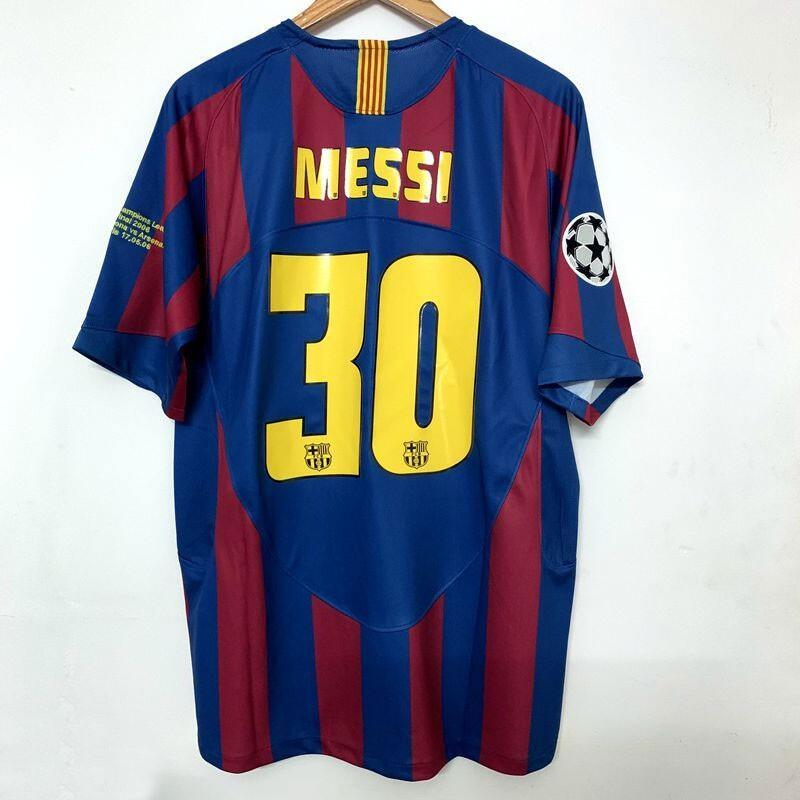 05/06 Barcelona 2005-06 Camiseta De Fútbol Retro De Alta Calidad