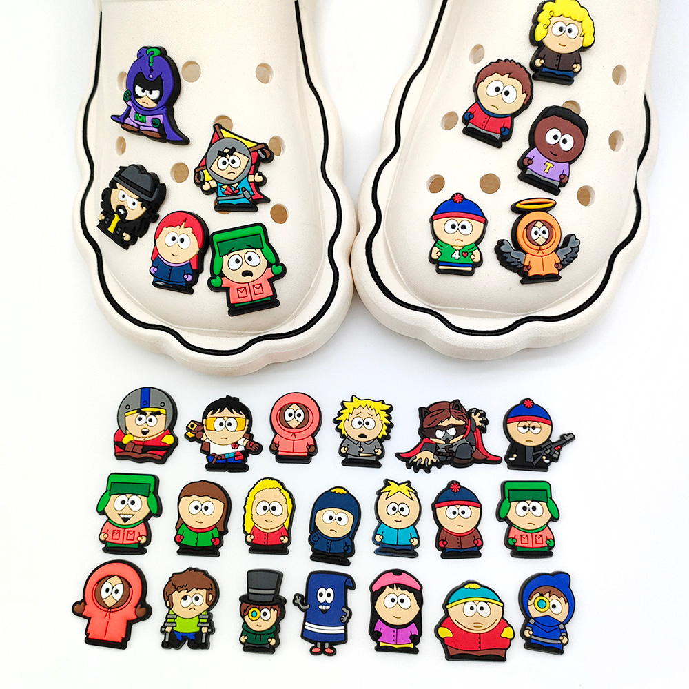 Charms 1PCS Encantos De Zapatos Para Croc South Park Serie Lindo Jibtz Accesorios De PVC Shopee Mexico