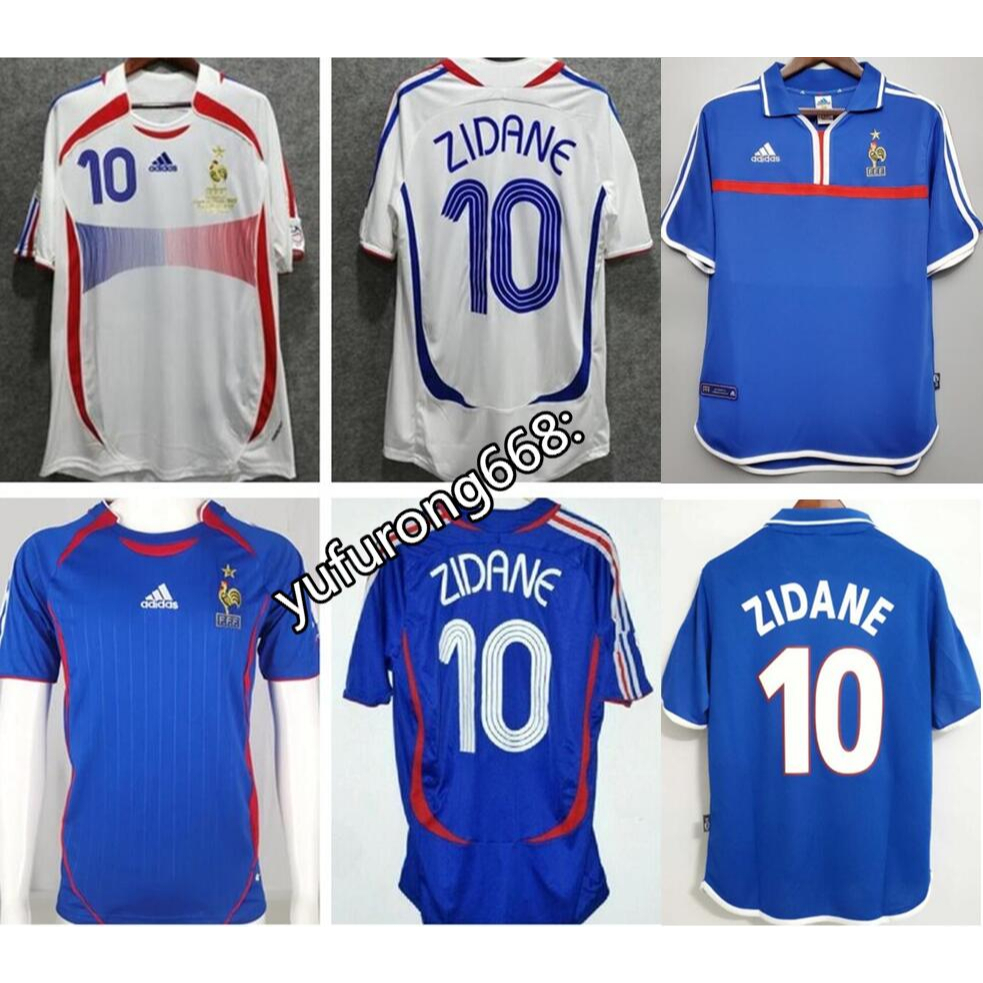 Camiseta retro francia zidane hotsell