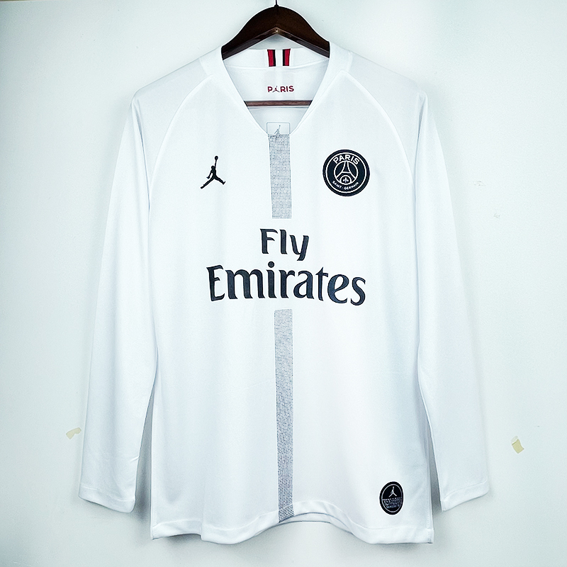 Jersey De Futbol De Manga Larga 18 19 Paris Saint Germain 7 Mbappe 10 Neymar Retro Shopee Mexico