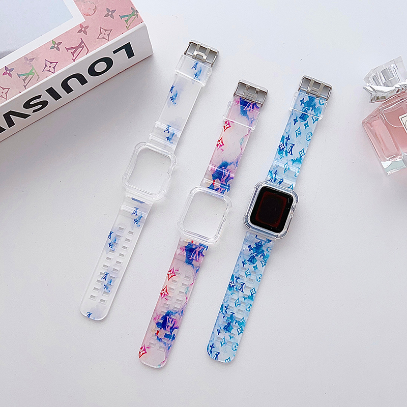 Correa de Silicona Louis Vuitton Color Blanco para Applewatch 42