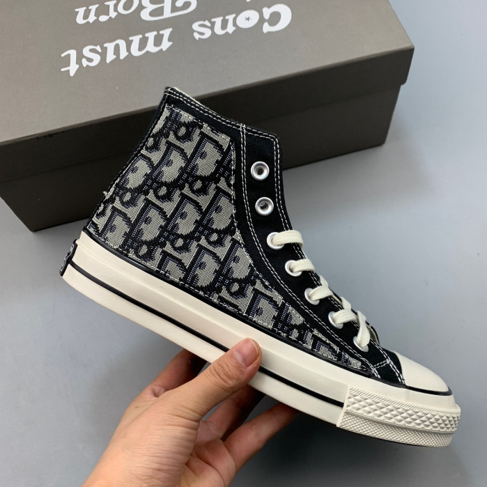 Dior x Converse Chuck Taylor All Star 1970s Hi “CONS MUST BE BORN AGAIN” 