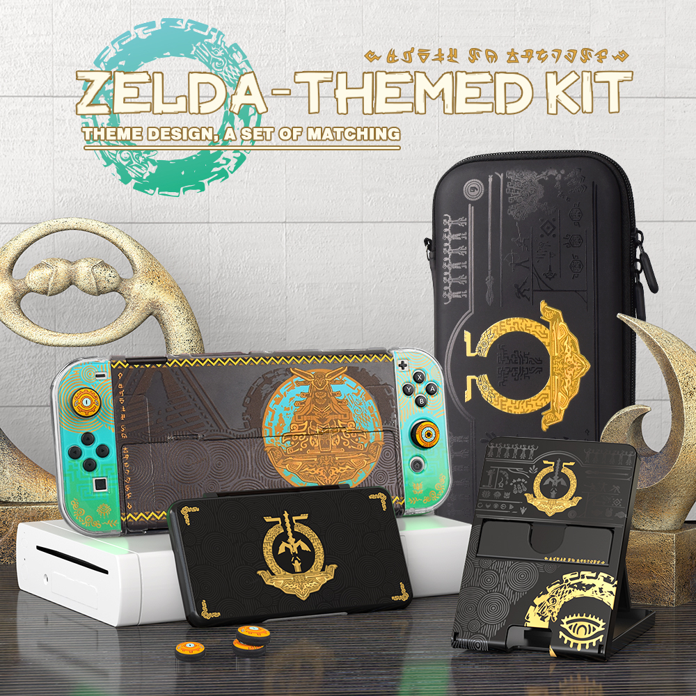 Bolsa Transporte The Legend Of Zelda: Tears Of The Kingdom + Protector Lcd  - Nintendo Switch