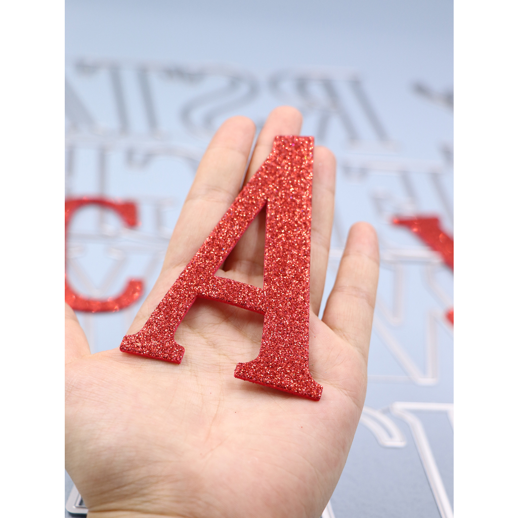 Troqueladoras Para Manualidades Juego Completo De Troqueles De Letras Mayúsculas De 10 Cm - Metal, Para Scrapbooking, Tarjetas Y Manualidades Troqueles Corte Letras