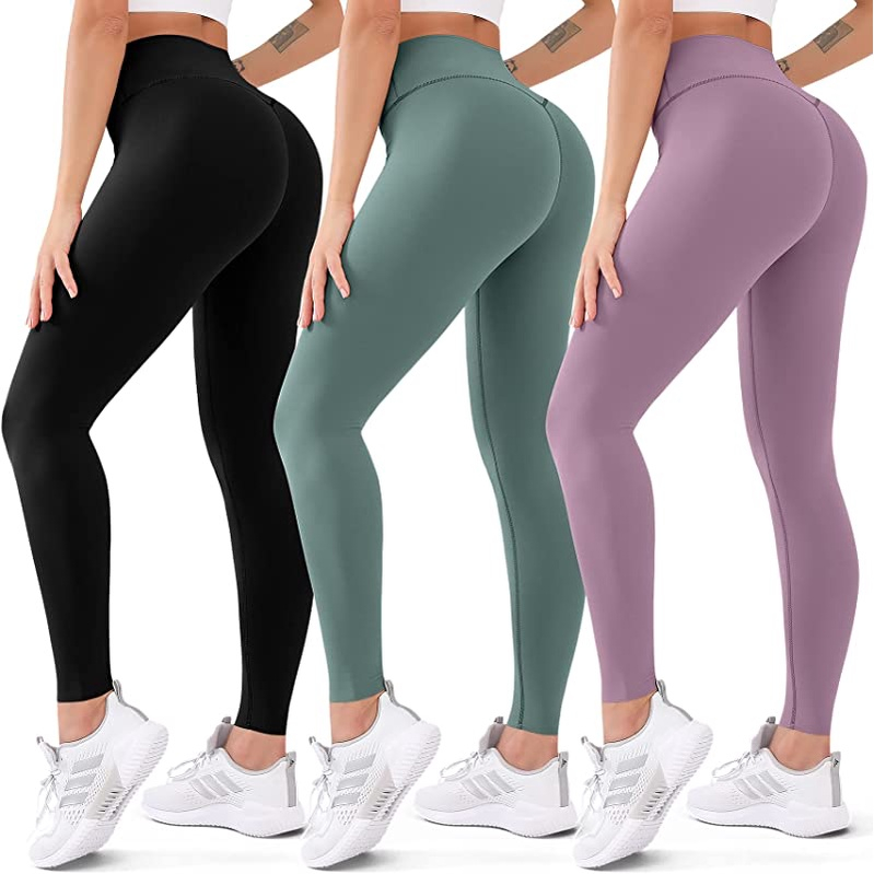 Leggings para mujer con bolsillo, pantalones de yoga elásticos de cintura  alta, leggings ajustados para gimnasio, entrenamiento, leggings (color : 9