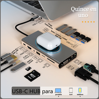Conector Adaptador de Enchufe masculino USB-C TYPE-C a 4.5X3.0 mm Para