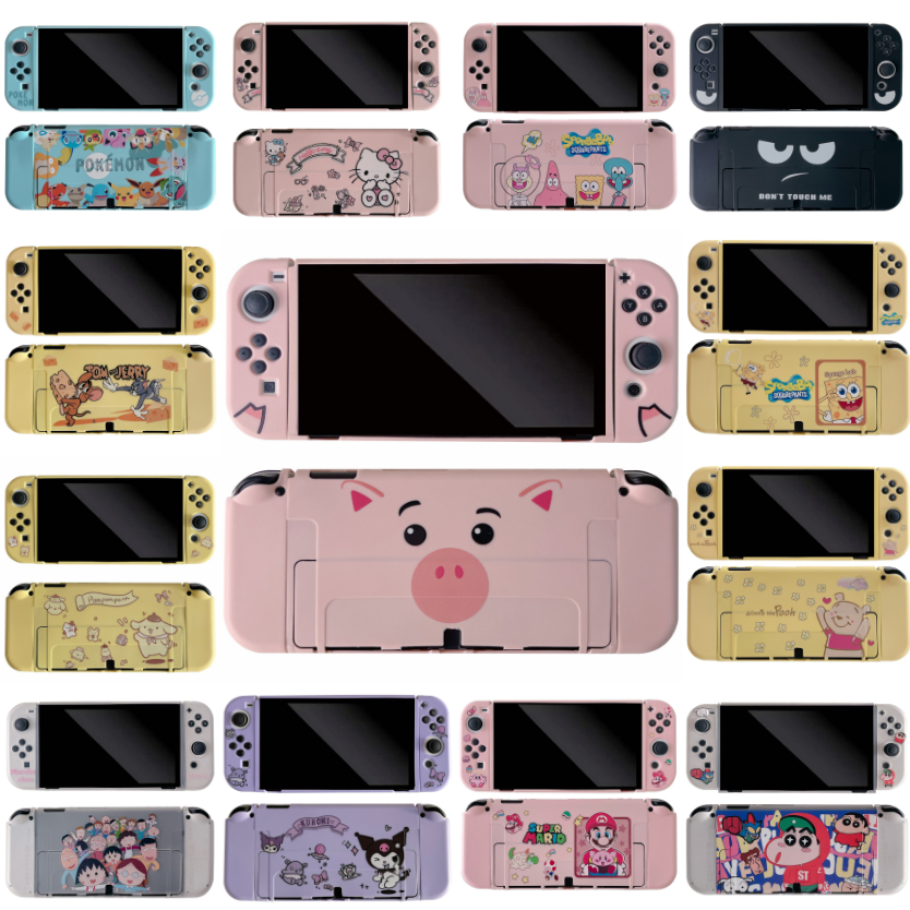 Nintendo Switch Oled Case NS cartoon Crayon Shinchan Pokémon TPU Funda ...
