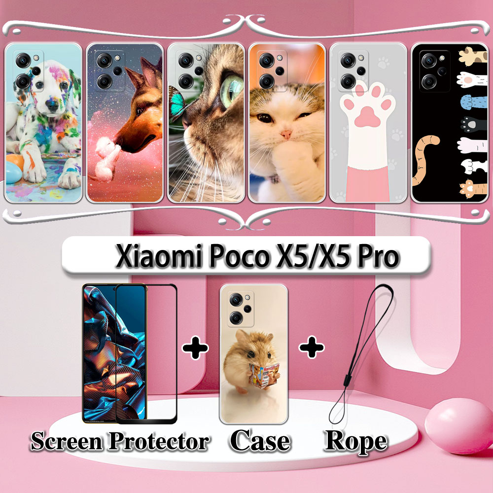 Protector de Pantalla de Cristal Templado para Xiaomi Poco X5 Pro