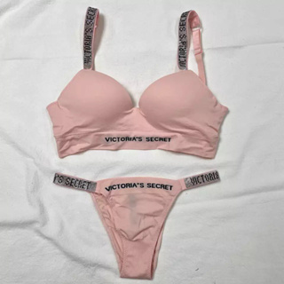 Victoria's Secret Sujetador Push Up Victoria Para Mujer Con Letras De  Impresión De Lencería