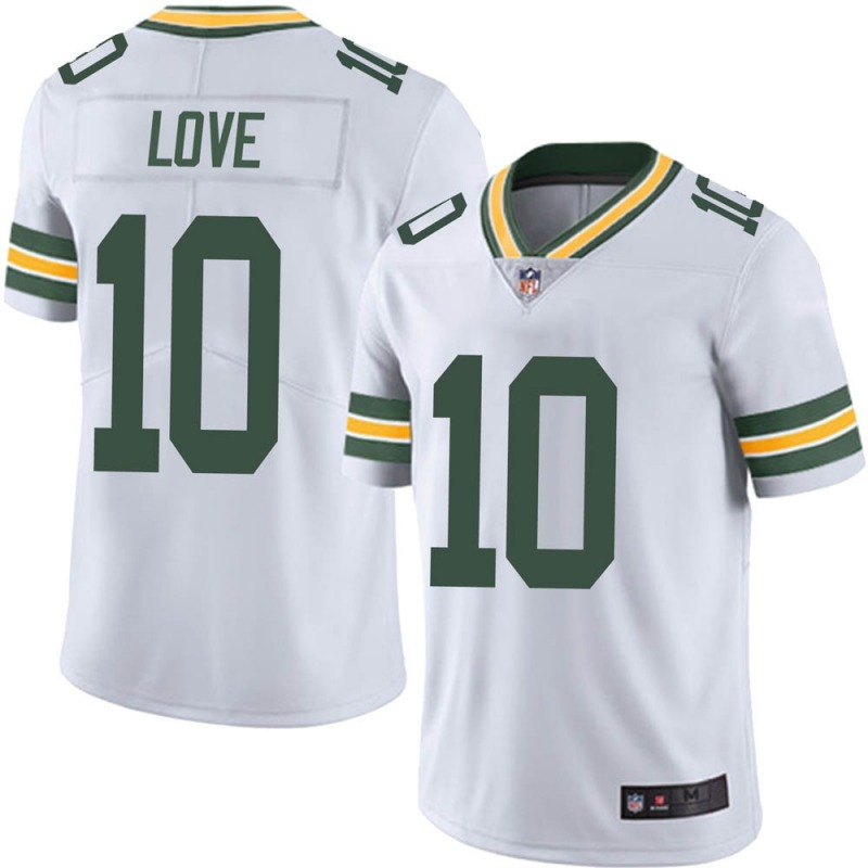 Camiseta Hombre NFL Jersey Green Bay Packers Jordan Love Limited Amrican Football Player Jersey