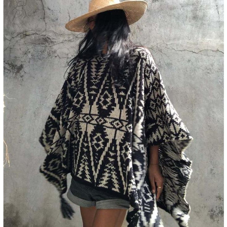 Sueter best sale poncho hombre