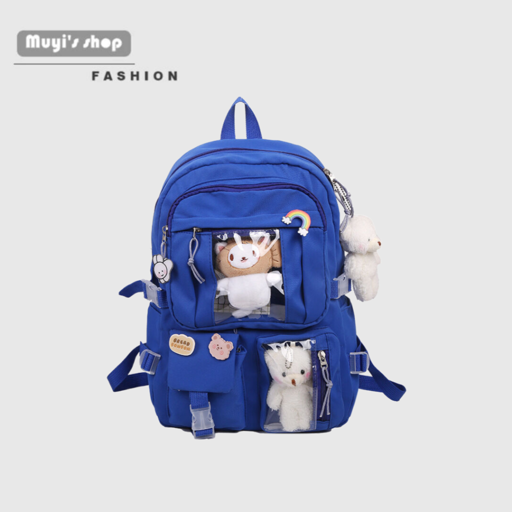 Large capacity high school student backpack Japanese junior high school