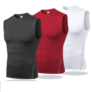 Camiseta muscular para hombre, de secado rápido, manga corta, cuello  redondo, atlética, gimnasio, entrenamiento, color sólido, para fitness,  camiseta