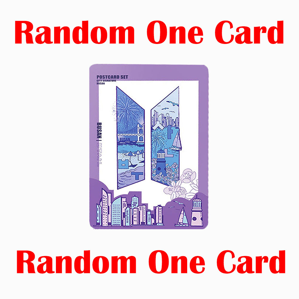 55 Unids/Caja BTS Photo Card PROOF Yet To Come in BUSAN Concert Postal ...