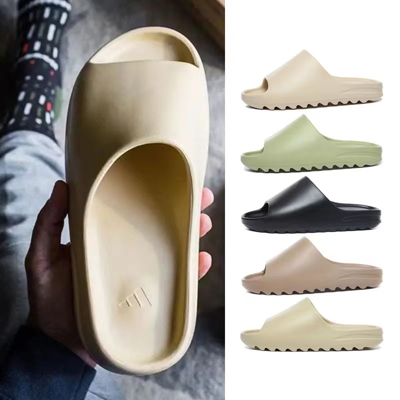 Zapatillas De Coco YEEZY Hombres Y Mujeres Amantes De La Playa Primavera Y Verano slide wear Suelas Gruesas Para Evitar El De