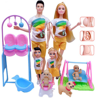 barbie con bebe en la panza - Descuento online 