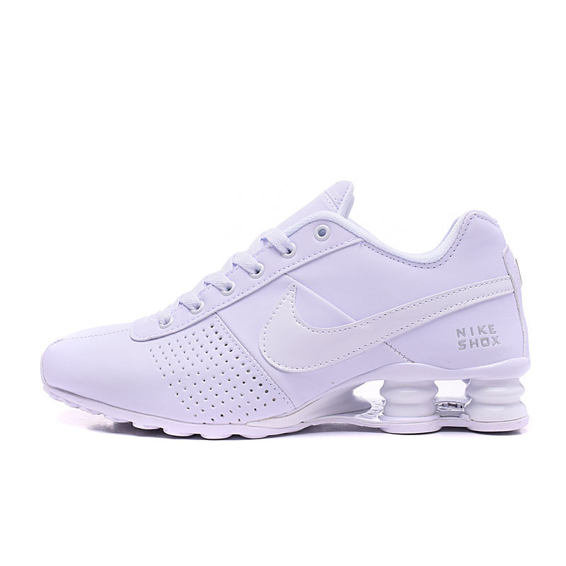 Tenis nike store shox blancos