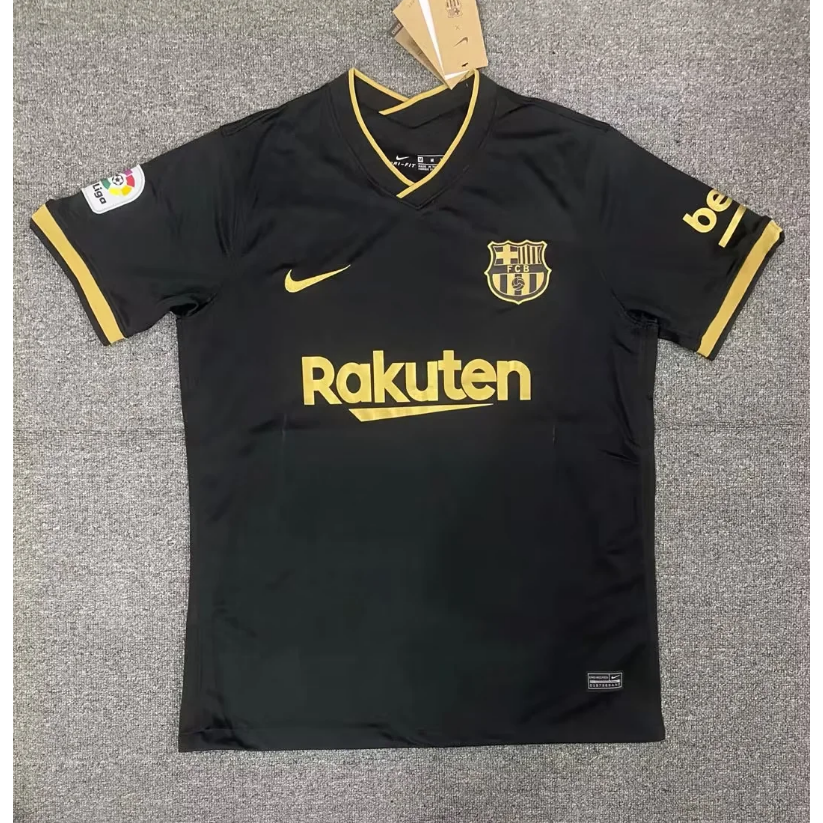 Camiseta Barcelona 2020 21 Negra De Visitante Shopee Mexico