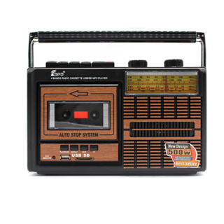 Walkman portátil reproductor de casete grabadora de cinta: radio AM/FM con  conector para auriculares/altavoz, reproductor de cinta de voz de audio