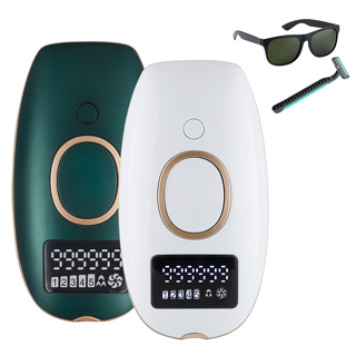 Depiladora IPL + Gafas de Sol + Rasuradora [Pack 3 en 1]