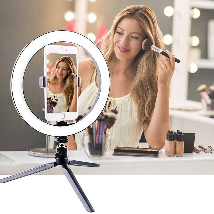 Luz De Video De Relleno Con Clip Recargable De 60 Luces LED Para Selfies  Con Clip