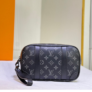 100 % original LV/Louis Vuitton Nueva Mochila Discovery , De Cuero Negro Para  Hombre , Bolsa De Viaje