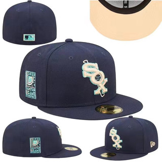 Casquette Ajustée Chicago White Sox MLB - Taille 7 1/2, Couleur Navy (bleu Marine), Neuve