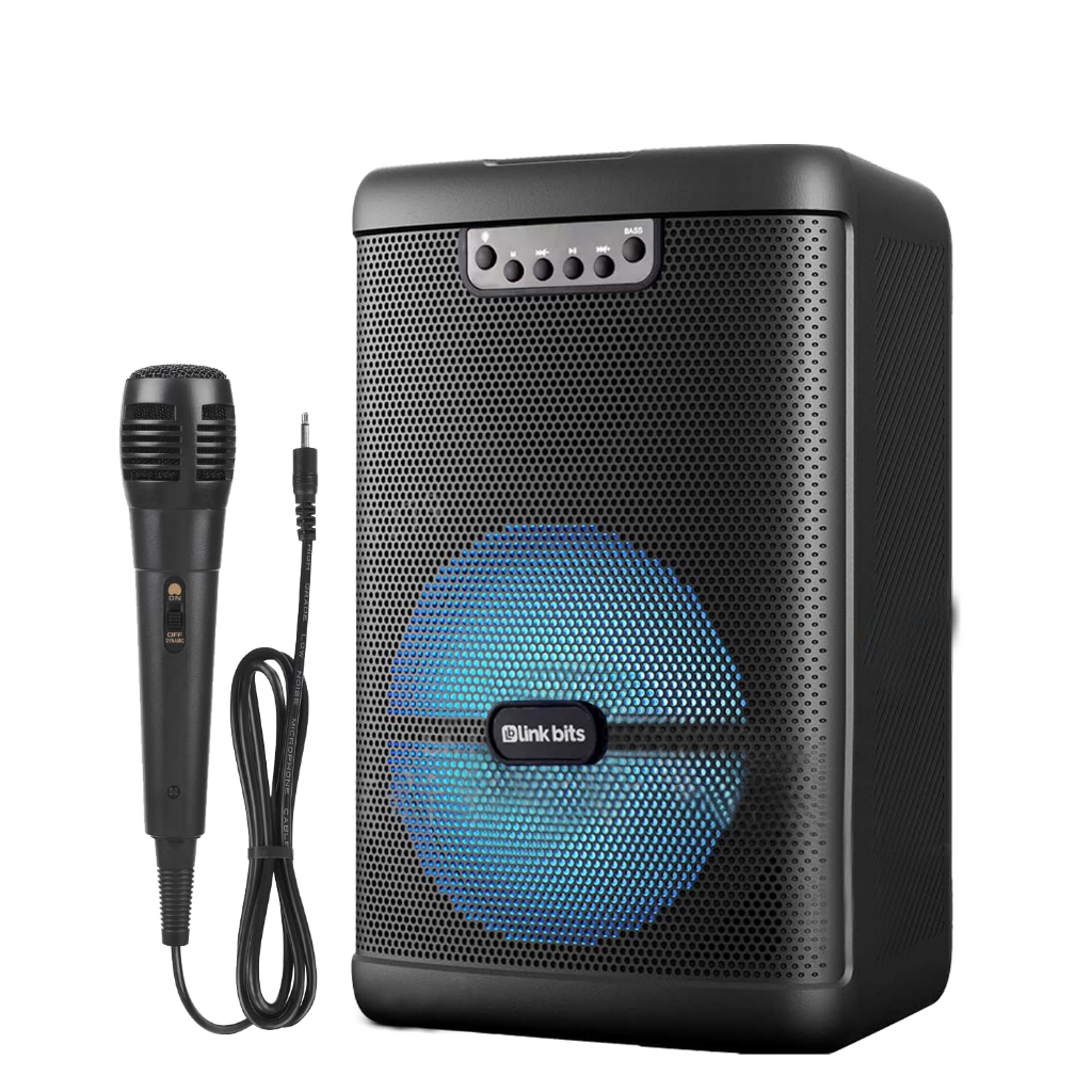 Bocinas Bluetooth Grandes Para Fiestas Con Microfono Para Karaoke De 6.5  Pulgada