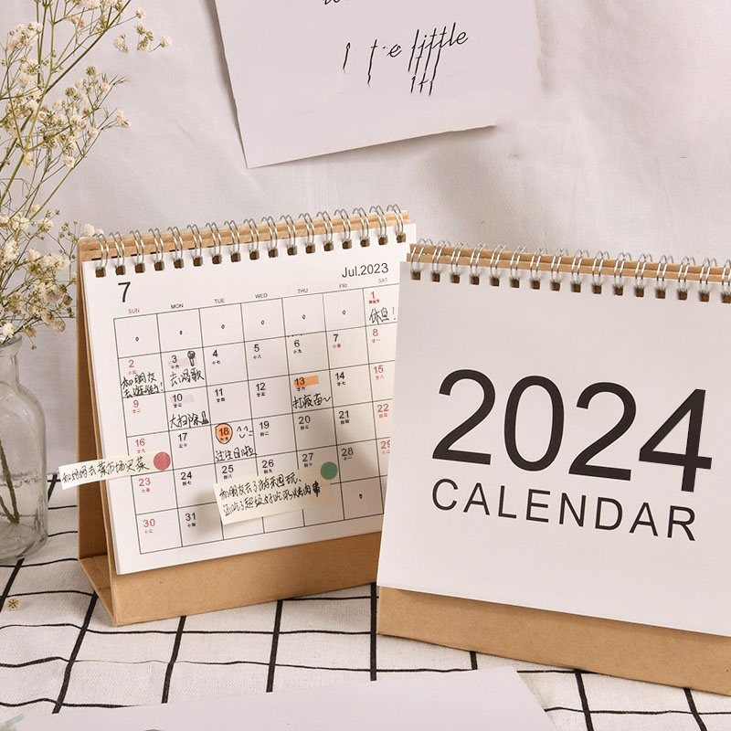 MUJI Style 2024 Calendario Escritorio De Horario Shopee México