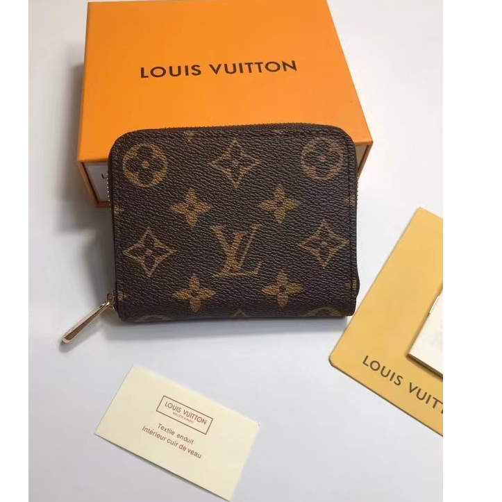 Con Caja) Listo Para Enviar 100 % Genuino Louis Vuitton De Alta Calidad ,  Nueva Cartera LV Para Mujer , Multifuncional Cero , Bolsa De Tarjetas 60067