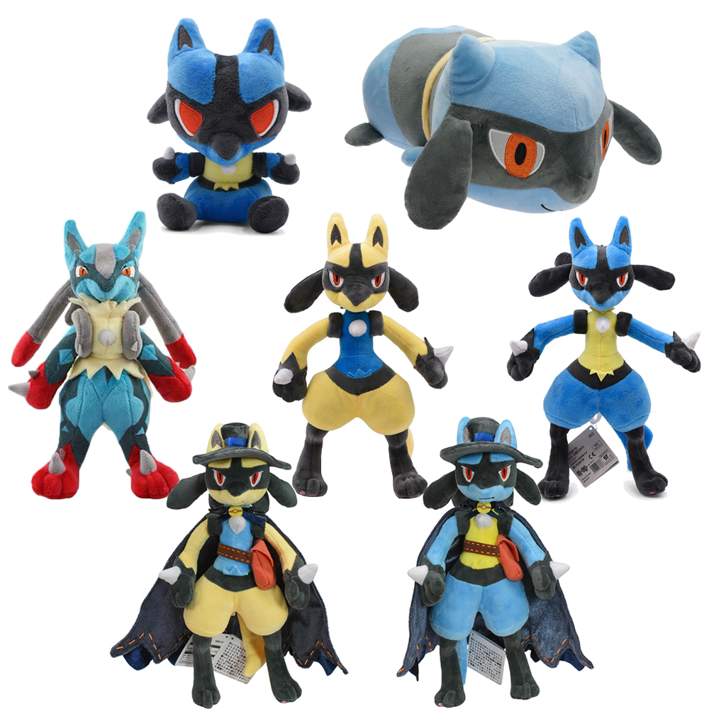 Pokémon Evolutions Shiny Lucario Peluche Jouets 12, Peluches en