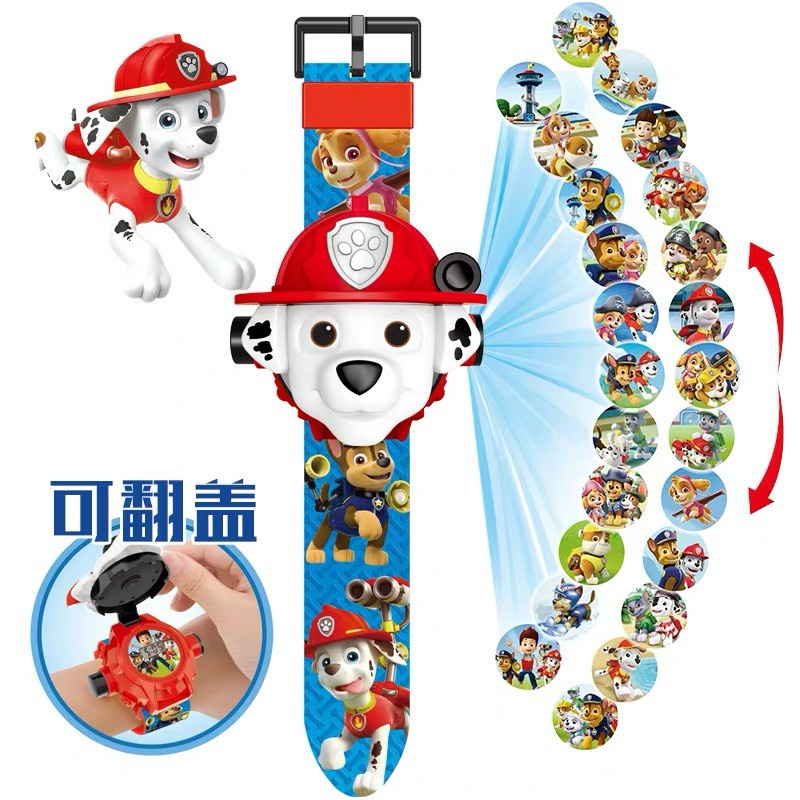 Paw Patrol Proyector Patrulla Canina Reloj Chase Marshall Rubble Skye Shopee Mexico