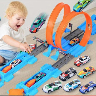 Juguete De Pistas Carros Para Niños-40 Pcs 4 Modelos Coches